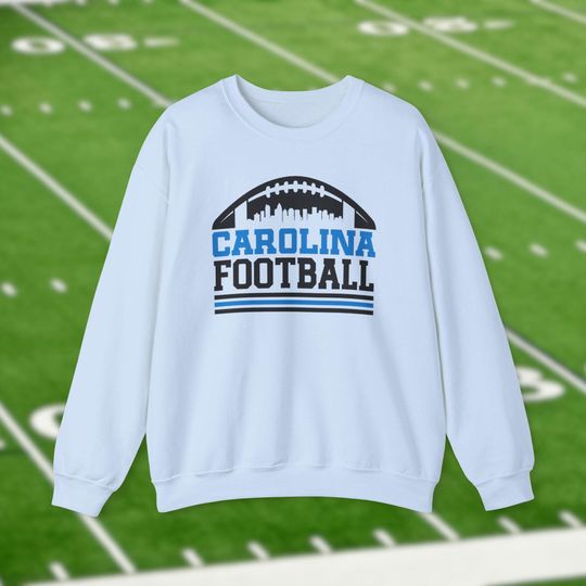 Carolina Panthers Football Sweatshirt, Trendy City Skyline Shirt