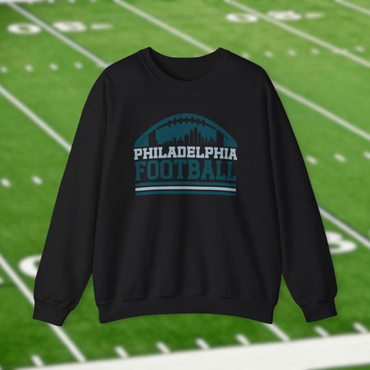 Discover Philadelphia Eagles Football Sweatshirt, Trendy City Skyline Shirt, Vintage Retro Shirts, Pilly Game Day Apparel, Tailgate Gift For Him