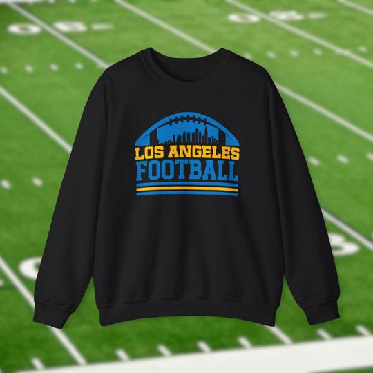 Discover Los Angeles Chargers Football Sweatshirt, Trendy City Skyline Shirt, Vintage Retro Shirts, Bolt Up Game Day Apparel, Tailgate Gift For Him