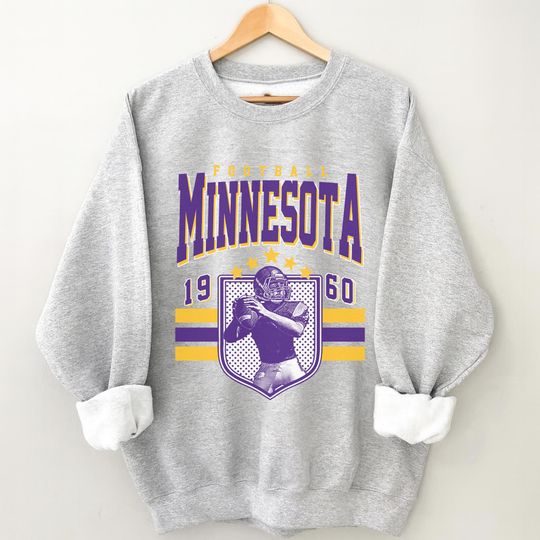 Discover Retro All Team Football Crewneck Sweatshirt: Vintage Game Day Style