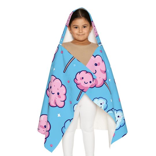 Cotton Candy Hooded Towel: Kids' Beach & Bath Wrap