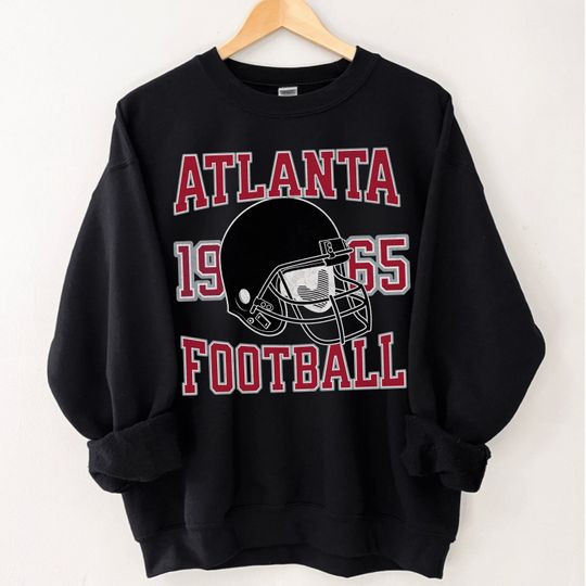 Atlanta Football Sweatshirt, Vintage Falcon Football Crewneck