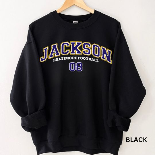 Lamar Jackson Sweatshirt, Baltimore Raven Football Crewneck