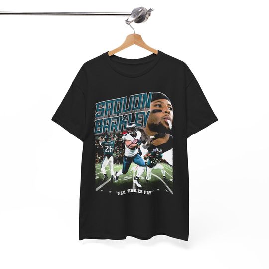 Discover Saquon Barkley Philadelphia Eagles T-Shirt Desean Jackson McCoy Donovan McNabb AJ Brown Brian Dawkins Jalen Hurts Vintage Tee