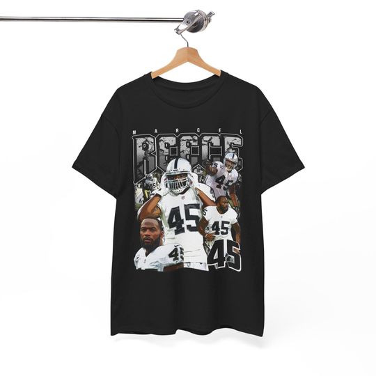 Marcel Reece Oakland Los Angeles Las Vegas Davante Adams Charles Woodson Howie Long Jack Jones Bo Jackson Vintage T-Shirt