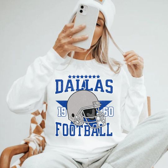 Discover Dallas Football Sweatshirt, Cowboys Sweatshirt