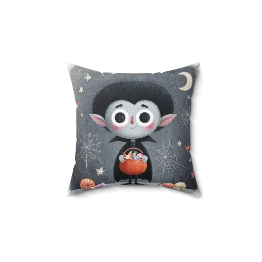 Discover Halloween Vampire Throw Pillow Cover