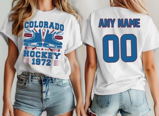 Discover Colorado hockey shirt , jersey Avalanch Custom, your team name and number,  custom shirt, kid's hockey shirt, man hockey jersey