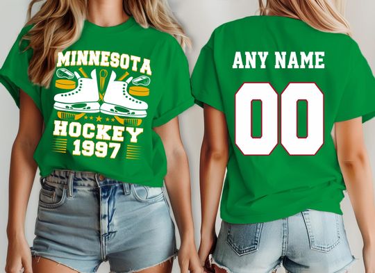 Discover Minnesota hockey shirt, jersey Wild Custom, your team name and number,  custom shirt, kid's hockey shirt, man hockey jersey