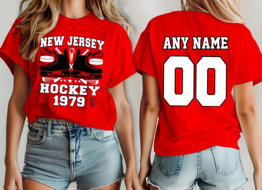 Discover New Jersey hockey shirt, jersey Devil Custom, your team name and number,  custom shirt, kid's hockey shirt, man hockey jersey