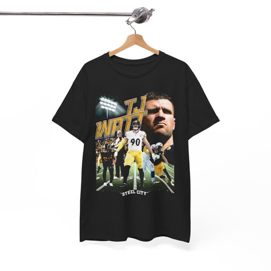 Discover TJ Watt v1 Pittsburgh Ben Roethlisberger Terry Bradshaw Rod Woodson Troy Polamalu Najee Harris George Pickens James Harrison football Shirt