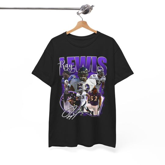 Discover Ray Lewis v2 Baltimore Lamar Jackson Joe Flacco Terrel Suggs Justin Tucker Ed Reed John Harbaugh Derrick Henry Zay Flowers Vintage Shirt