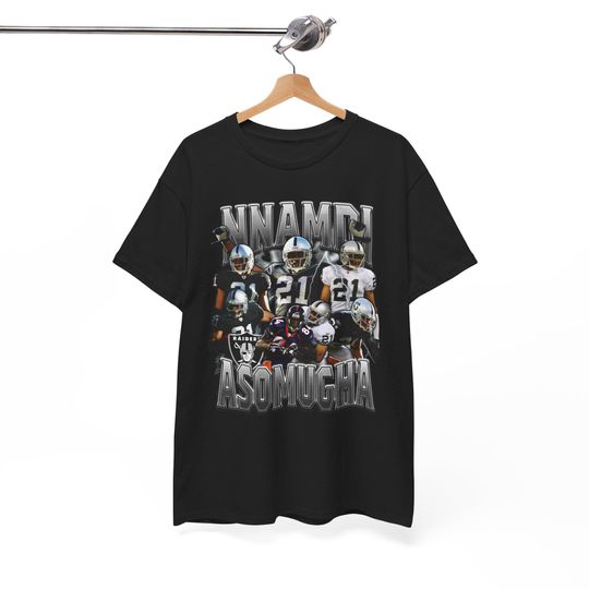 Nnamdi Asomugha Oakland Los Angeles Las Vegas Davante Adams Charles Woodson Howie Long Jack Jones Jackson Coach AP Madden Vintage T-Shirt