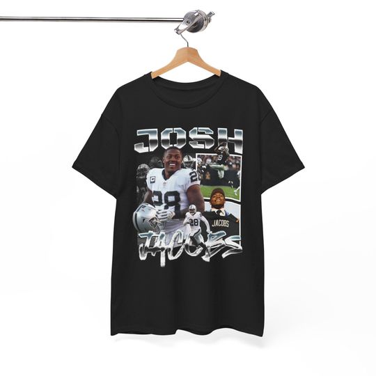 Josh Jacobs Davante Adams Charles Woodson Howie Long Jack Jones Bo Jackson Vintage T-Shirt