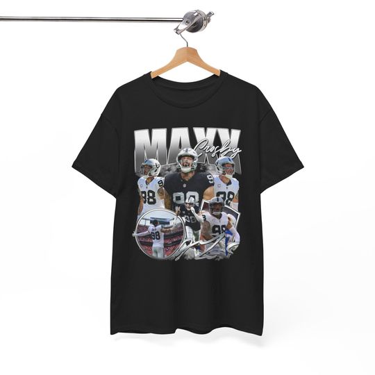 Maxx Crosby V2 Oakland Los Angeles Las Vegas Davante Adams Charles Woodson Howie Long Jack Jones Bo Jackson Coach Madden Vintage T-Shirt