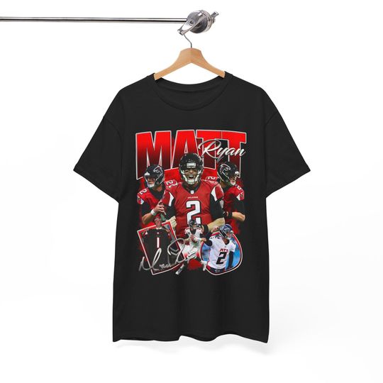 Matt Ryan Atlanta Deion Sanders Michael Vick Julio Jones Kirk Cousins Michael Penix Jr Vintage T-Shirt