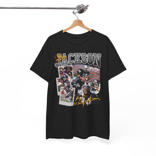 Bo Jackson Oakland Los Angeles Las Vegas Davante Adams Charles Woodson Howie Long Tim Brown Jack Jones Vintage Football T-Shirt