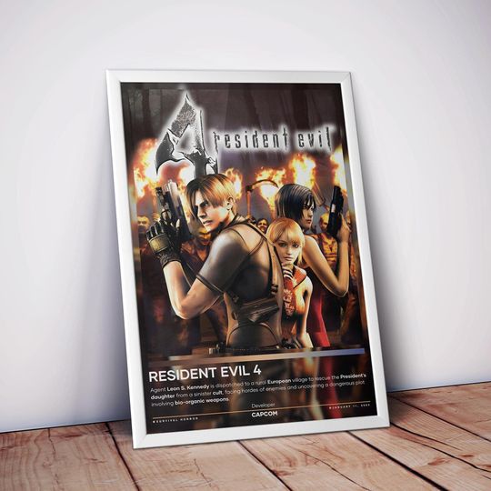 Discover Resident Evil 4 Poster | Video Game Poster