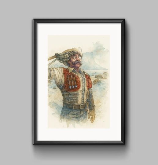 Borderlands 4 Watercolor Wall Poster - Artwork for Collectors