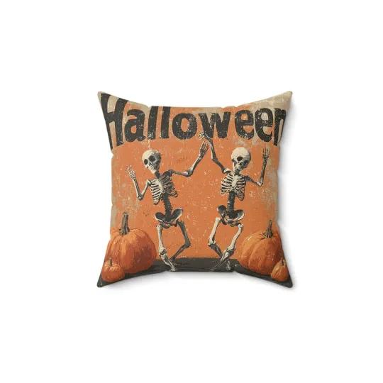 Discover Halloween Vintage Throw Pillow and Cover - Spooky Home Decor Accent Cushion