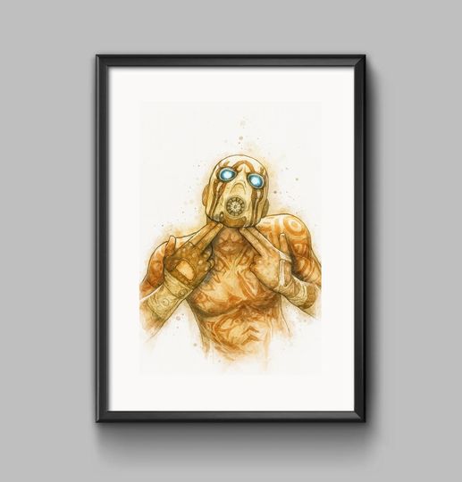 Borderlands 4 Poster - Stylish Watercolor Wall Art for Game Lovers