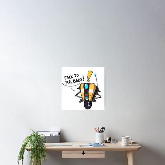 Discover Claptrap Poster - Stylish Wall Art Print for Game Lovers