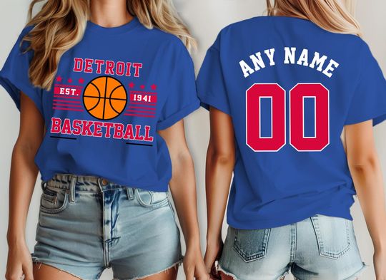 Discover Detroit Basketball Team Piston Shirt, Custom Basketball Fan T-Shirt