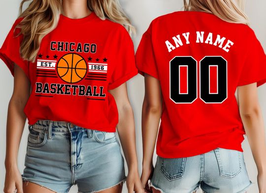 Discover Chicago Basketball Team Bull Shirt, Custom Basketball Fan T-Shirt