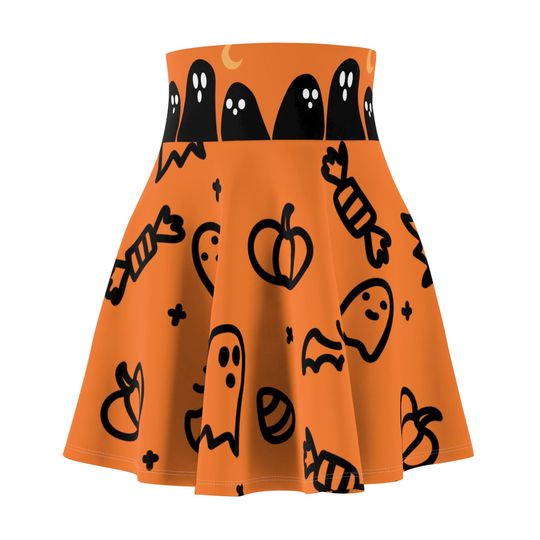 Discover Cute Halloween Women's Skater Skirt (AOP)