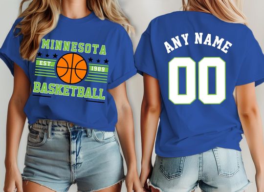 Discover Minnesota Basketball Team Timberwolve Shirt, Custom Basketball Fan T-Shirt