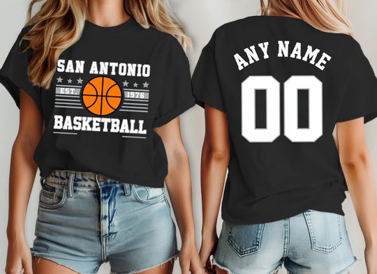 Discover San Antonio Basketball Team Spurs Shirt, Custom Basketball Fan T-Shirt