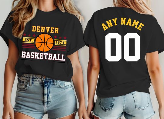 Discover Denver Basketball Team Nugget Shirt, Custom Basketball Fan T-Shirt