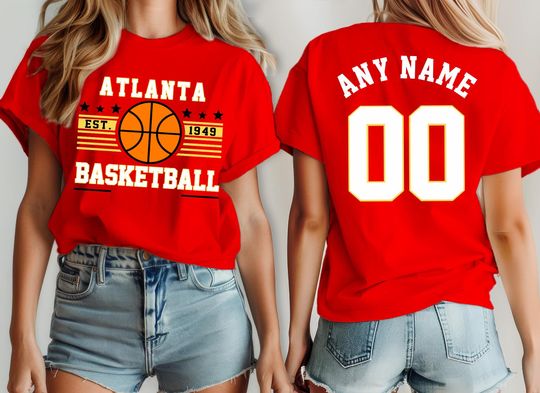 Discover Atlanta Basketball Team Hawk Shirt, Custom Basketball Fan T-Shirt