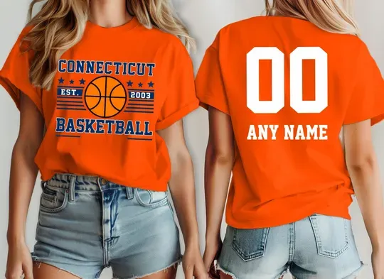 Connecticut Basketball Team Sun Shirt, Custom Basketball Fan T-Shirt