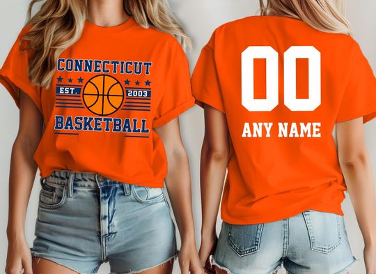 Discover Connecticut Basketball Team Sun Shirt, Custom Basketball Fan T-Shirt