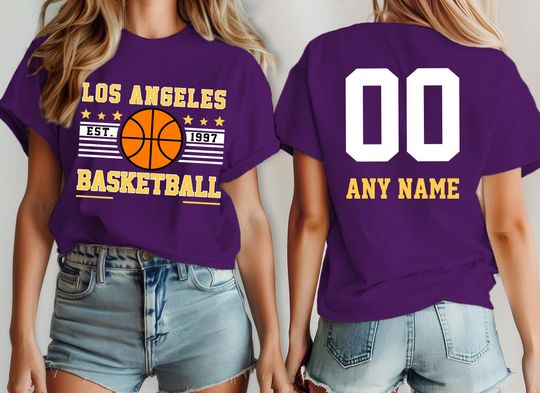Discover Los Angeles Basketball Team Spark Shirt, Custom Basketball Fan T-Shirt