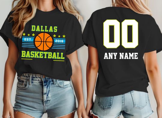 Discover Dallas Basketball Team Wing Shirt, Custom Basketball Fan T-Shirt