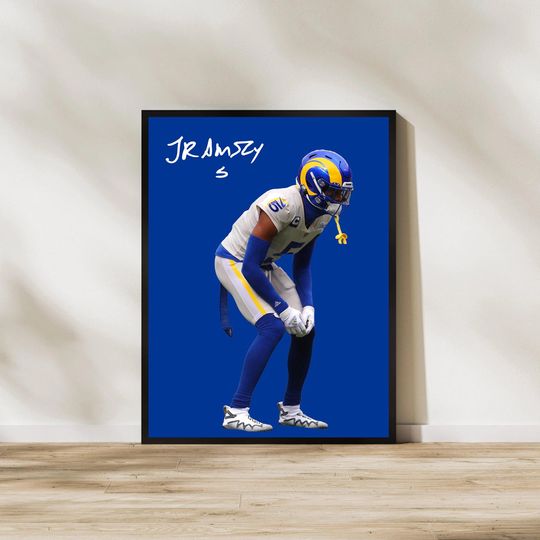 Discover Jalen Ramsey Rams Poster: Los Angeles Football Art