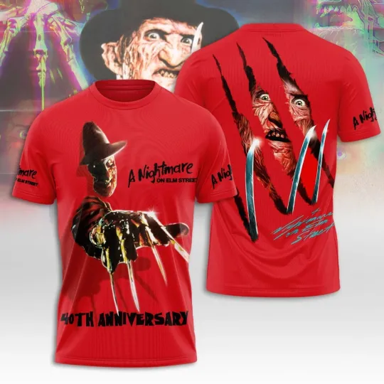 Nightmare on Elm Street 3D T-Shirt 2025