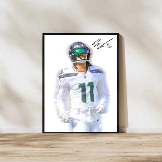 Jaxon Smith-Njigba Seahawks Poster: Digital Art for Man