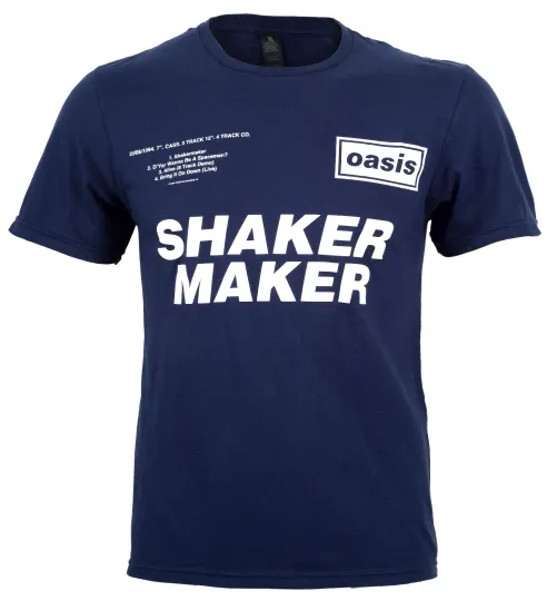 Discover Oasis T Shirt Shakermaker Tour 2025