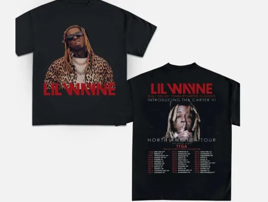 Lil Wayne Tha Carter VI Tour T-Shirt North America 2025
