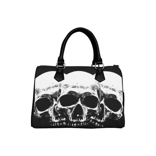 Discover Skull Barrel Style HandBag, Skull purse, Gothic purse, Gift for women