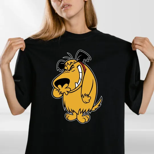 Discover Muttley Dog T-Shirt Vintage Retro TV Series Cartoon Character Tee