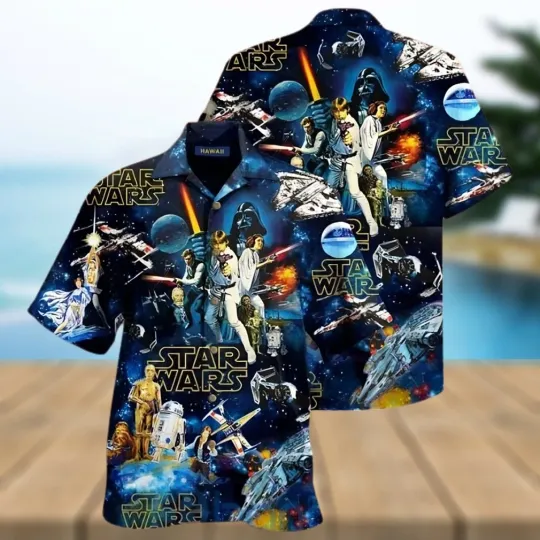 Star Wars Characters Star Wars Movie Lover Hawaiian Shirt