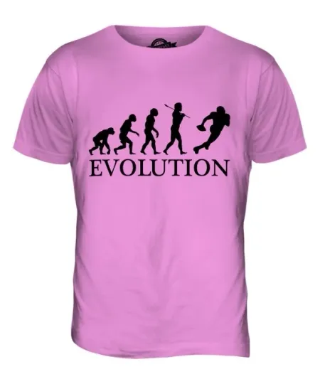 Discover American Football Evolution of Man Men's T-Shirt