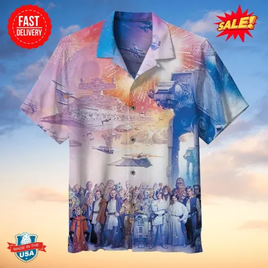 All Star Wars Commemorative Unisex Hawaiian Shirt