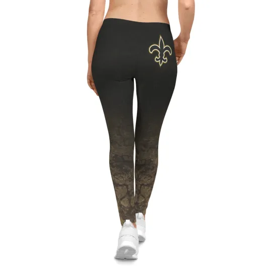 Sexy Saints leggings New Orleans woman game day leggings