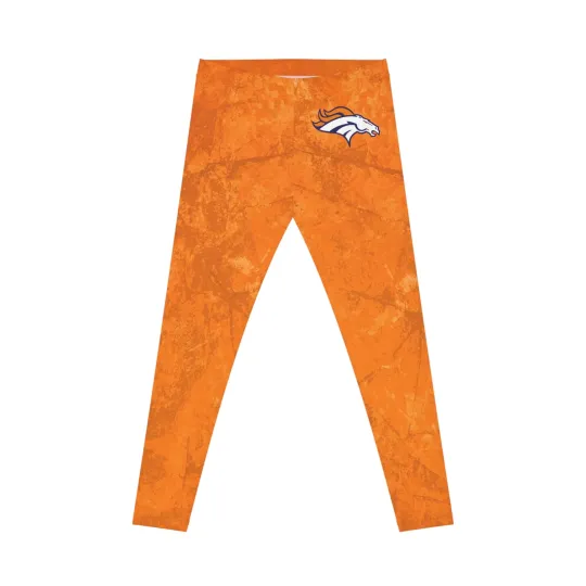 Women sportswear Denver Broncos Leggings Broncos fan day game leggings