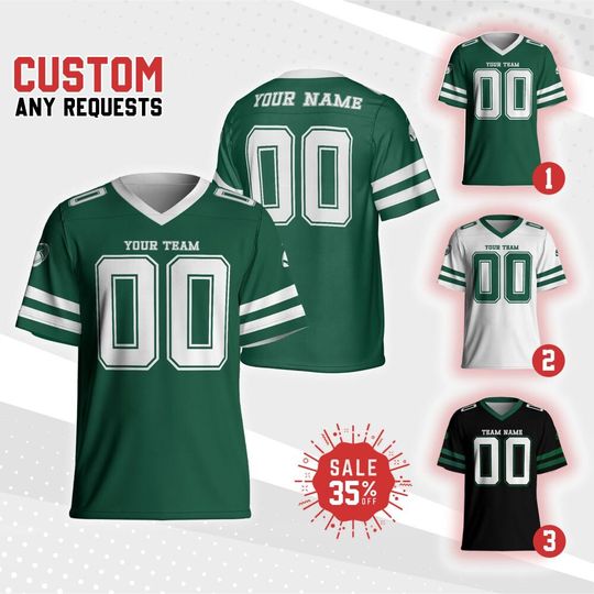Discover Personalized Adult kid Team Jet Football Jersey Collection, Gift for him, Custom Football Jersey Shirt, Game Day Outfit For American Footbal